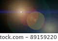 太陽和鏡頭光暈的圖形素材（鏡頭光暈、光線、漏光） 89159220