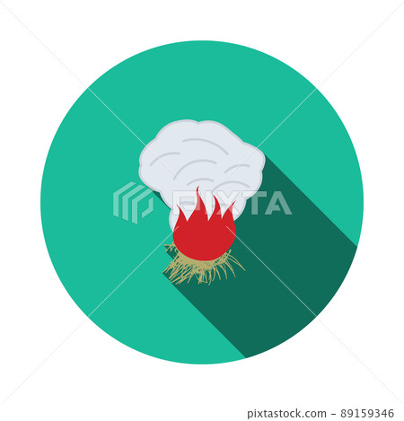 Sesonal Grass Burning Icon Sesonal Grass Burning Icon 89159346