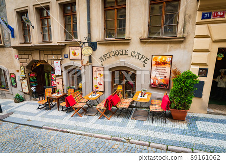 歐洲人行道咖啡館布拉格 89161062