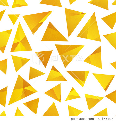 Gold triangle seamless pattern. 89163402