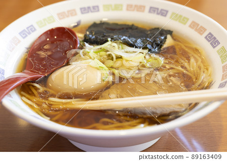 Delicious soy sauce ramen 89163409