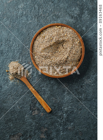 plate with vegan breakfast instant mix plate with vegan breakfast instant mix 89163468