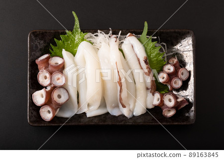 Live octopus sashimi from Hokkaido Live octopus sashimi from Hokkaido 89163845