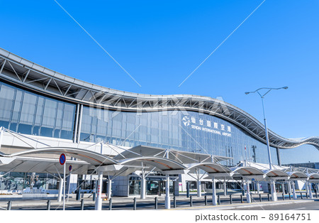 宮城縣仙台國際機場天氣晴朗 89164751