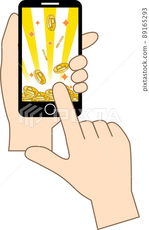 Smartphone and hand 9 Smartphone and hand 9 89165293