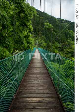 福岡縣薙部村吊橋 89165607