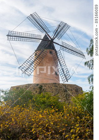 Typical wind mill, Majorca Typical wind mill, Majorca 89166089