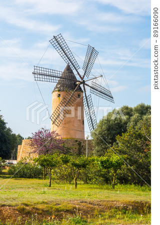 Typical wind mill, Majorca 89166090