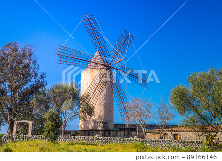Typical wind mill, Majorca Typical wind mill, Majorca 89166146
