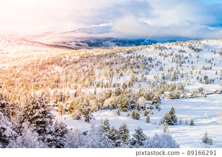 landscape at sunrise, stryn norway landscape at sunrise, stryn norway 89166291