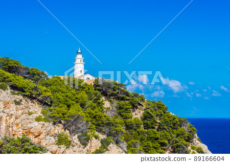 Lighthouse close to Cala Rajada, Majorca 89166604