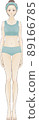 Female whole body 89166785