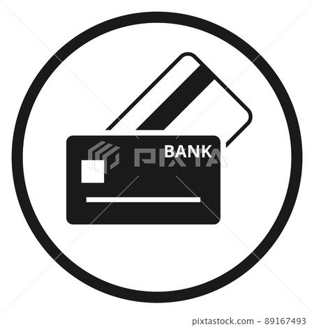 Credit cards icon. Payment symbol. Bank account sign Credit cards icon. Payment symbol. Bank account sign 89167493
