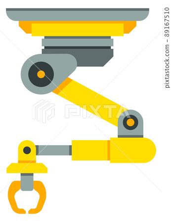 Mechanical arm. Industry robot technology. Automatic machinery Mechanical arm. Industry robot technology. Automatic machinery 89167510