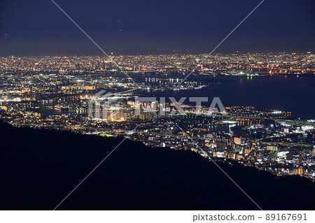 Night view of Mt. Rokko Night view of Mt. Rokko 89167691