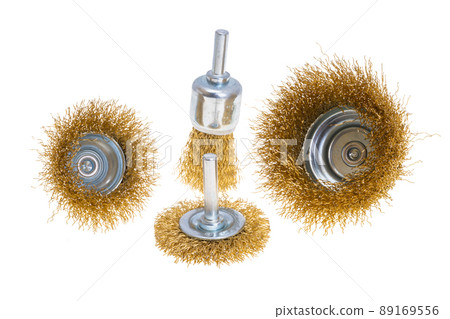 metal brush made of wire for a screwdriver metal brush made of wire for a screwdriver 89169556