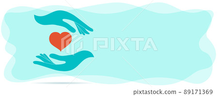 Volunteer donation or solidarity charity concept. Voluntary assistance and support service. Symbol hand giving and hand receiving. Organization of volunteers. Contribution Volunteer donation or solidarity charity concept. Voluntary assistance and support service. Symbol hand giving and hand receiving. Organization of volunteers. Contribution 89171369