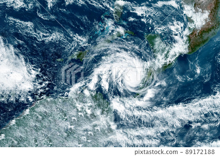 Hurricane, tornado from space. Elements of this image furnished by NASA Hurricane, tornado from space. Elements of this image furnished by NASA 89172188