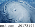 Hurricane, tornado from space. Elements of this image furnished by NASA 89172194