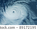 Hurricane, tornado from space. Elements of this image furnished by NASA 89172195