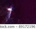 Pink space nebula. Elements of this image furnished by NASA 89172196
