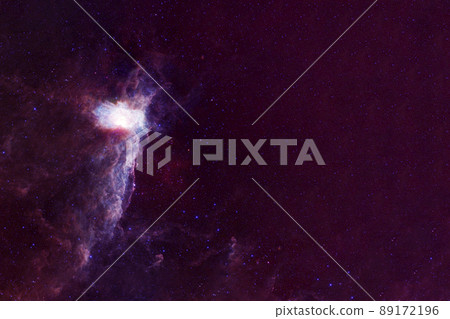 Pink space nebula. Elements of this image furnished by NASA 89172196