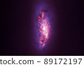 Pink space nebula. Elements of this image furnished by NASA 89172197