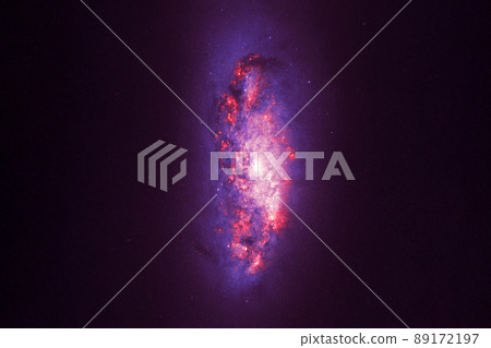 Pink space nebula. Elements of this image furnished by NASA 89172197