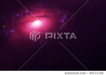Pink space nebula. Elements of this image furnished by NASA 89172198