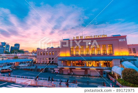 Tokyo cityscape in Japan to prevent spread, but ... BA.2 Multiple infection explosion ... Ueno station that shines in the sunset = April 2 Tokyo cityscape in Japan to prevent spread, but ... BA.2 Multiple infection explosion ... Ueno station that shines in the sunset = April 2 89172975