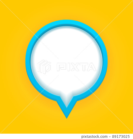 3d Speech Bubble Vector Illustration - Stock Illustration [89173025 ...