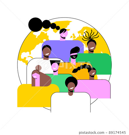 Race abstract concept vector illustration. Racial identity, human rights, skin color, human diversity, genetic code, racial equity in workplace, national culture, social justice abstract metaphor. Race abstract concept vector illustration. Racial identity, human rights, skin color, human diversity, genetic code, racial equity in workplace, national culture, social justice abstract metaphor. 89174545