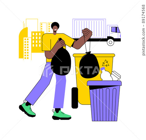 Junk removal abstract concept vector illustration. House maintenance, gardening service, autumn debris cleaning, yard waste disposal, shed demolition, landscaping design abstract metaphor. Junk removal abstract concept vector illustration. House maintenance, gardening service, autumn debris cleaning, yard waste disposal, shed demolition, landscaping design abstract metaphor. 89174568