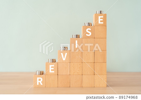 Image of correction / revision | Building blocks and coins with "REVISE" written on them Image of correction / revision | Building blocks and coins with "REVISE" written on them 89174968