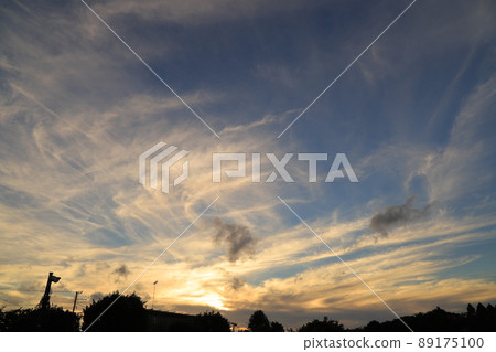 Sunset sky and sunset clouds Sunset sky and sunset clouds 89175100