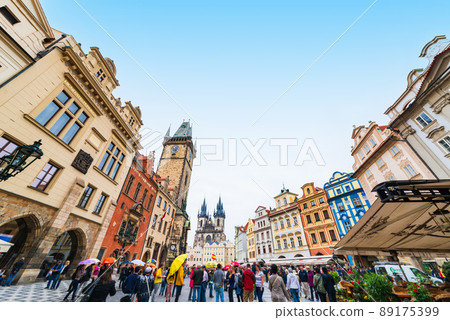 捷克共和國布拉格老城廣場 * 一些柔和的焦點 89175399