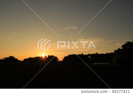 日落夕陽落日的天空 89177821