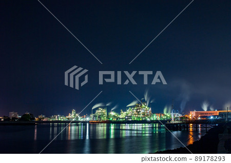 蜀南工廠黃昏夜景夜光 蜀南工廠黃昏夜景夜光 89178293