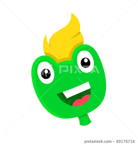 Blonde haired frog head smiling friendly face, doodle icon image kawaii Blonde haired frog head smiling friendly face, doodle icon image kawaii 89178718