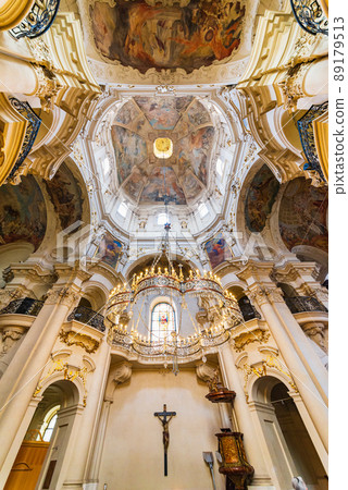 Prague St. Nicholas Church Ceiling Painting 89179513