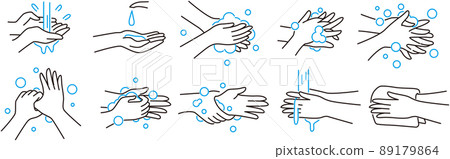 How to wash your hands correctly until you wash your hands with a hand soap and wipe your hands How to wash your hands correctly until you wash your hands with a hand soap and wipe your hands 89179864