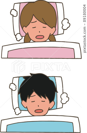 Girls and boys with fever futon 89180004