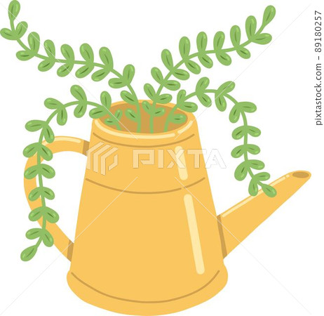 Watering can with flower, plant, tree and sprout Watering can with flower, plant, tree and sprout 89180257