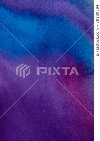 Abstract blue and purple watercolor background 89180594