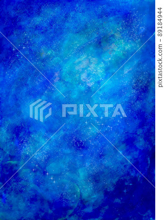 藍色漸變背景圖形與美麗的星光 89184944