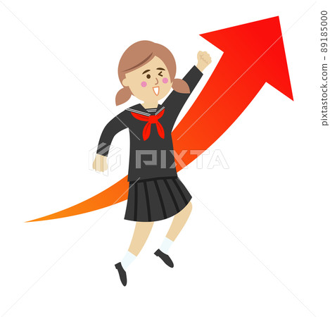 一個學生加強的插圖圖像 89185000