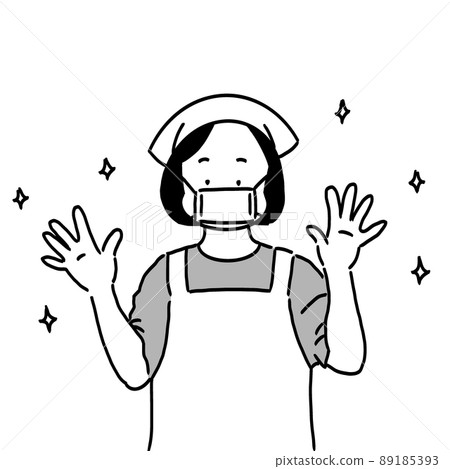 做飯前洗手的女孩 做飯前洗手的女孩 89185393