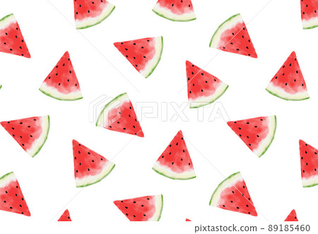 Watercolor style watermelon seamless pattern Watercolor style watermelon seamless pattern 89185460