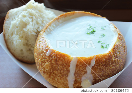 San Francisco clam chowder 89186473