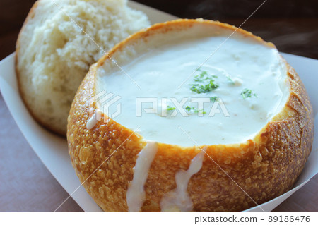 San Francisco clam chowder 89186476